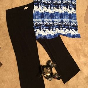 NWOT Michael Kors 2X Black Pants